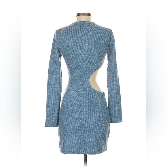 Reformation - Tracey Knit Dress Small Blue - Picture 3 of 8